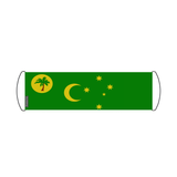 Cocos Islands Flag Scroll Banner 