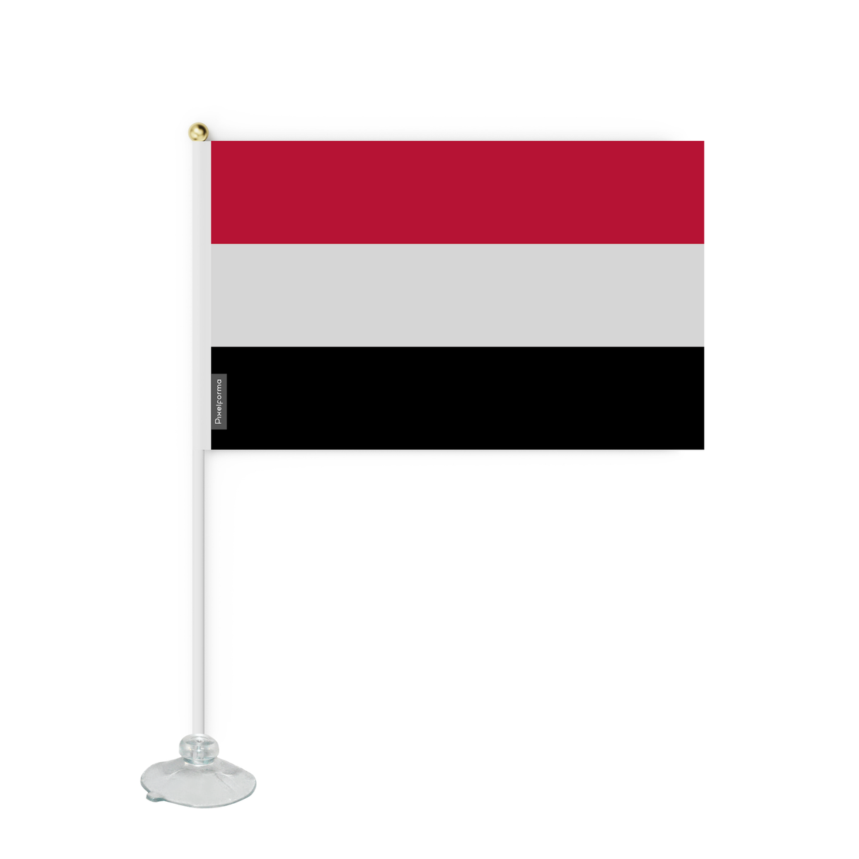 Mini flag suction cup Flag of Yemen