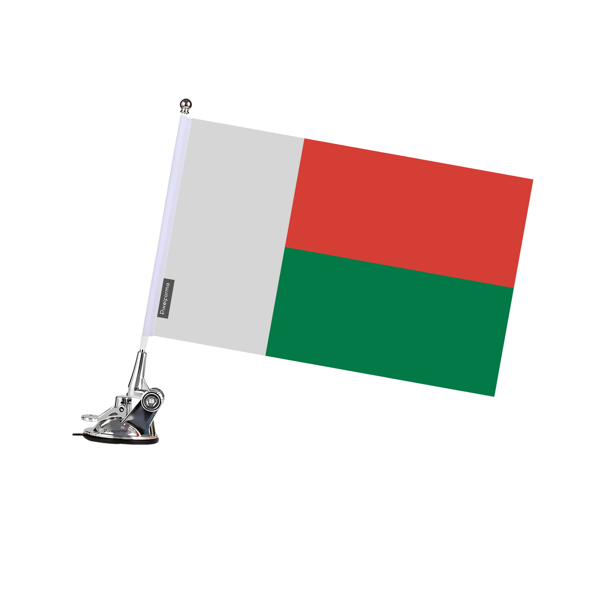 Mât à Ventouse Drapeau de Madagascar