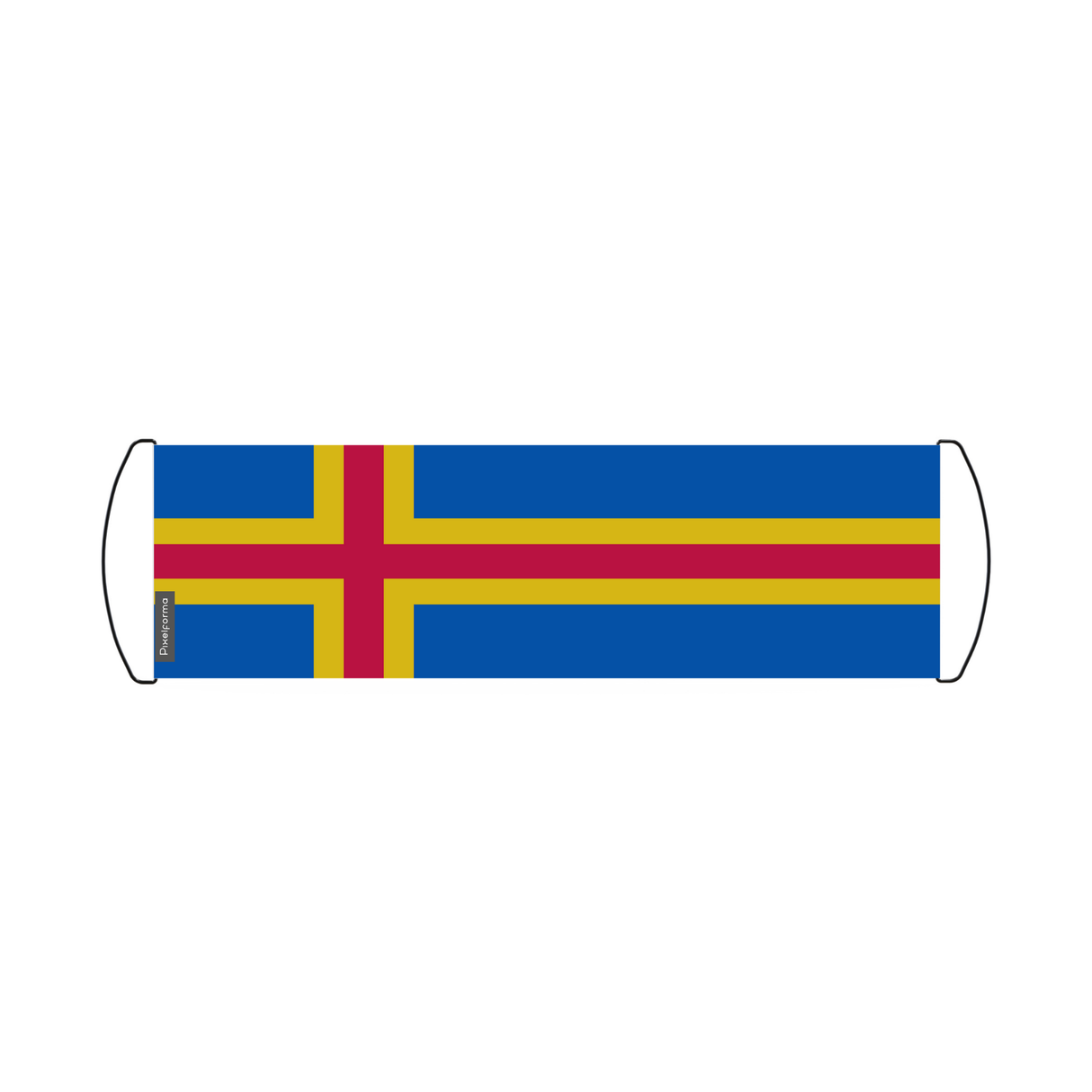 Åland flag scroll banner 