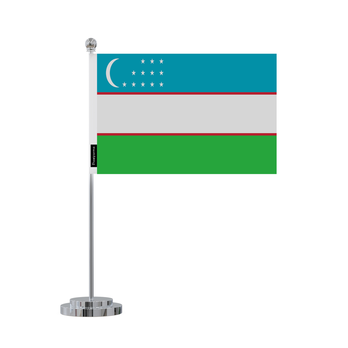 Uzbekistan desk flag 