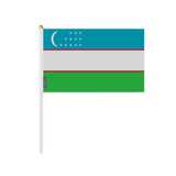 Uzbekistan Mini Flag Bundles in Multiple Sizes