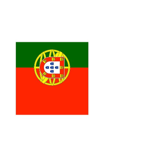 Fanion Table Drapeau Portugal en Polyester