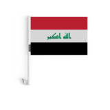 Drapeau voiture de l'Irak en polyester