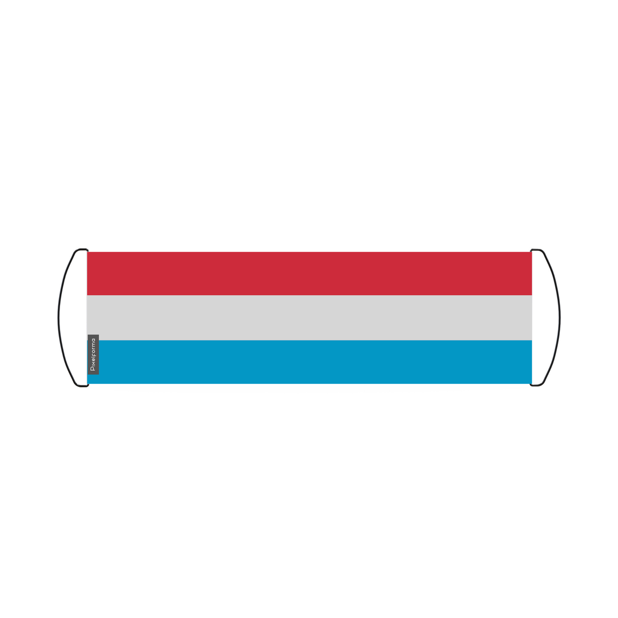 Scrolling Banner Flag of Luxembourg 