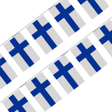 Guirnalda Bandera de Finlandia en varios tamaños