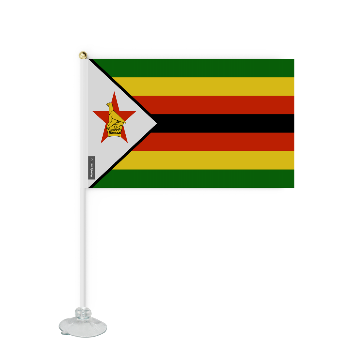 Mini Bandera Ventosa Bandera de Zimbabue