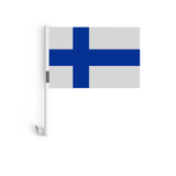 Drapeau voiture de la Finlande en polyester