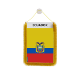 Ecuador Flag Car Pennant