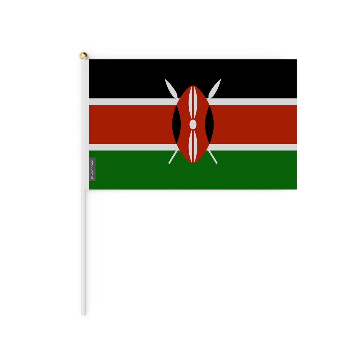 Mini Flag of Kenya in various sizes 100% Polyester