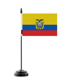 Bandera de mesa de Ecuador 