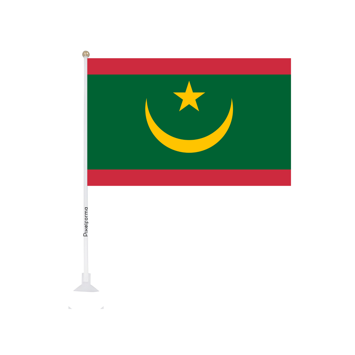 Mini drapeau ventouse Drapeau de la Mauritanie