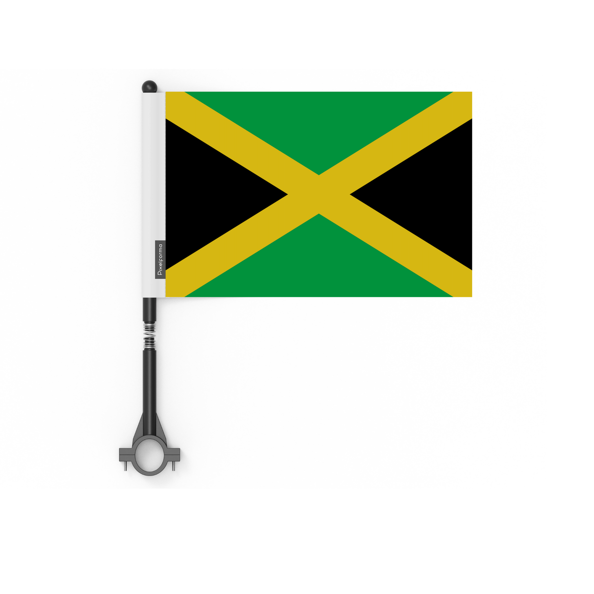 Bandera de bicicleta de poliéster Jamaica