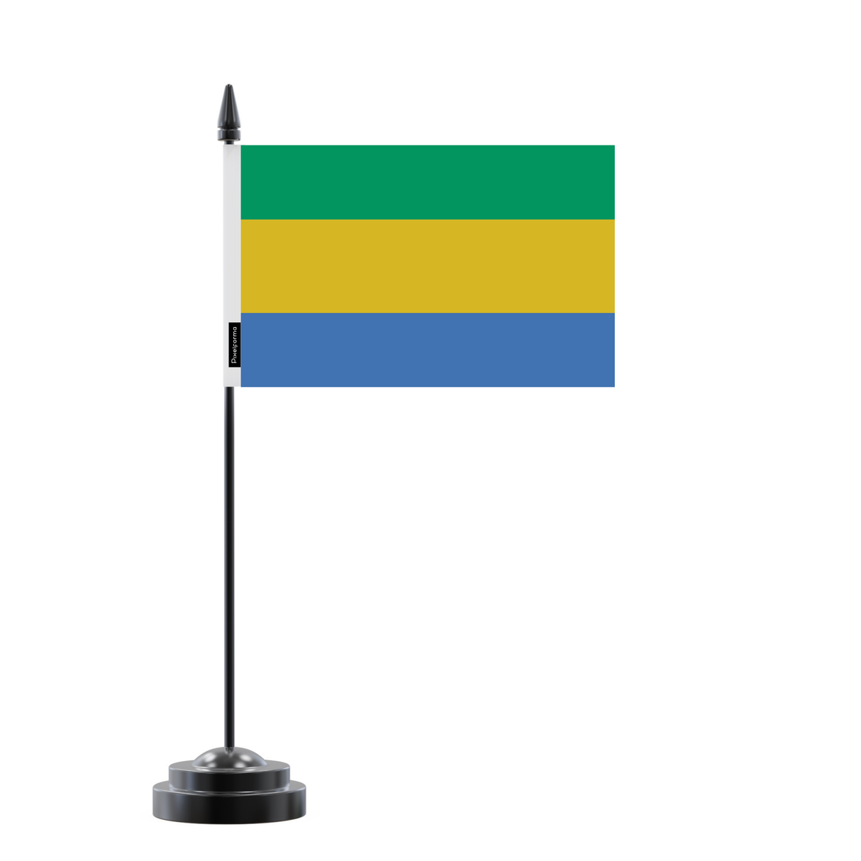 Drapeau de Table du Gabon