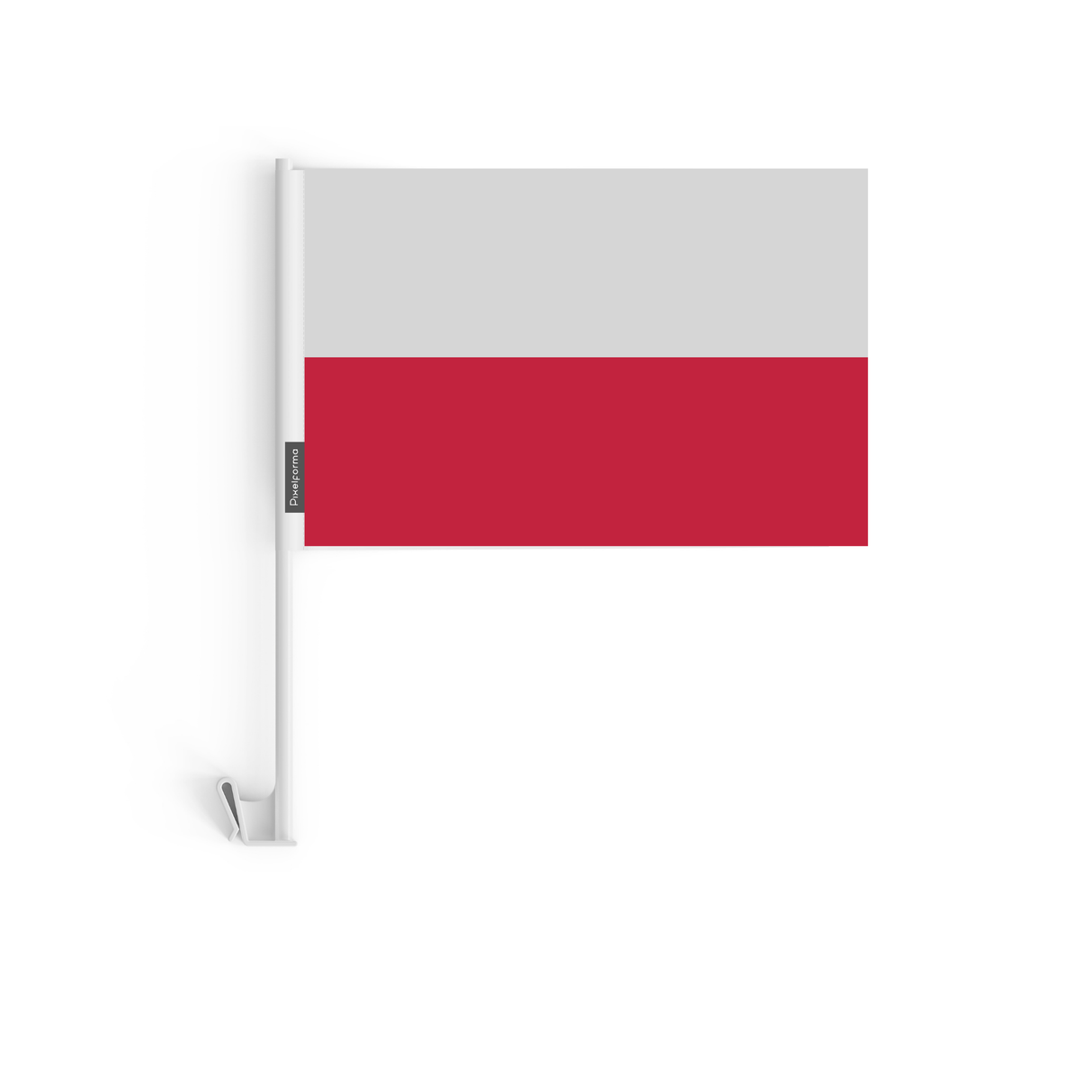 Drapeau voiture de la Pologne en polyester