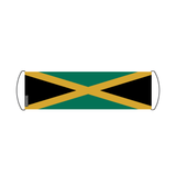 Banner de desplazamiento de bandera de Jamaica 