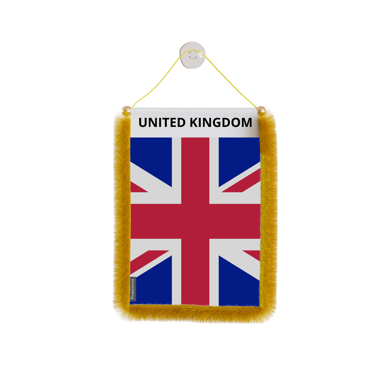 UK Flag Car Pennant