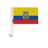 Ecuador car flag in polyester