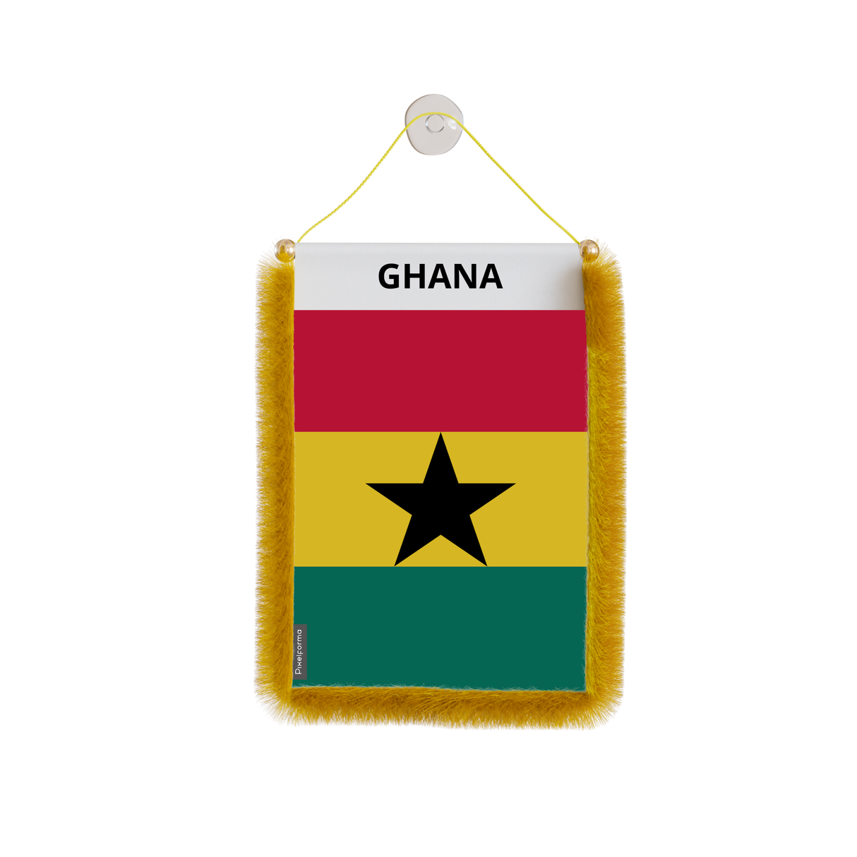 Ghana Flag Car Pennant