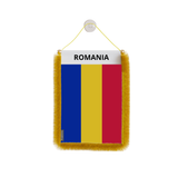 Romania Flag Car Pennant