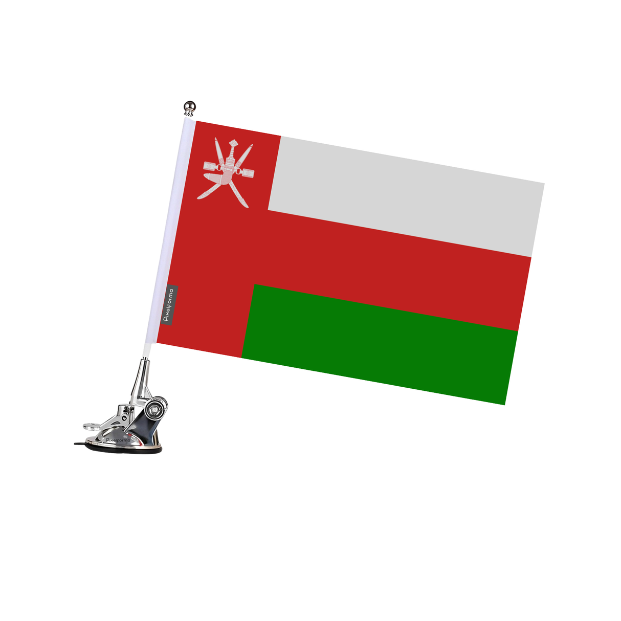 Mât à Ventouse Drapeau d'Oman