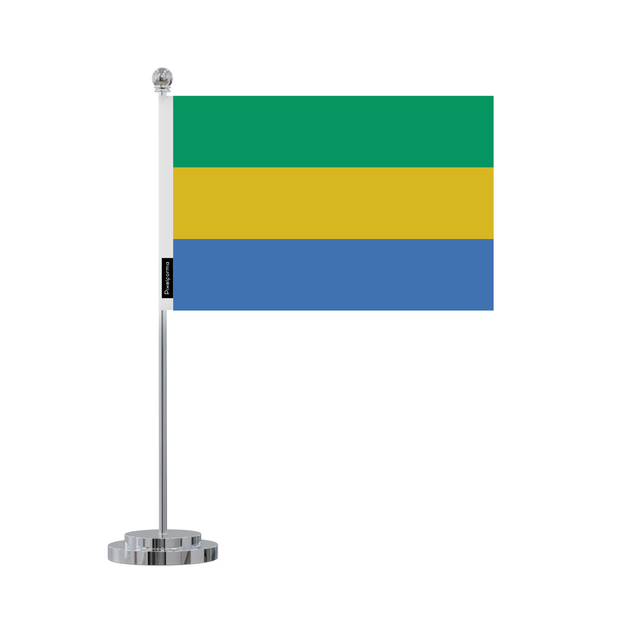 Drapeau bureau du Gabon