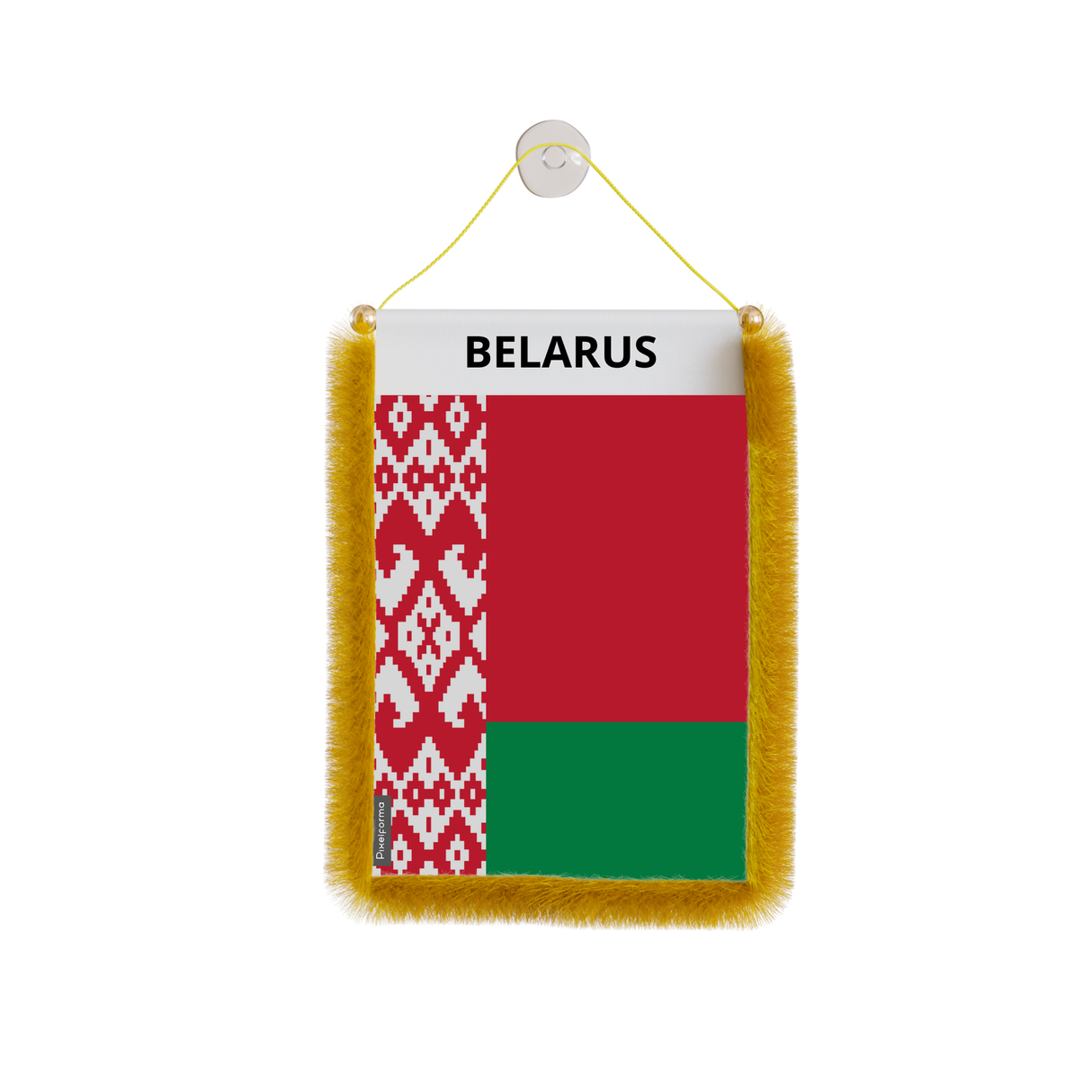 Belarus Flag Car Pennant