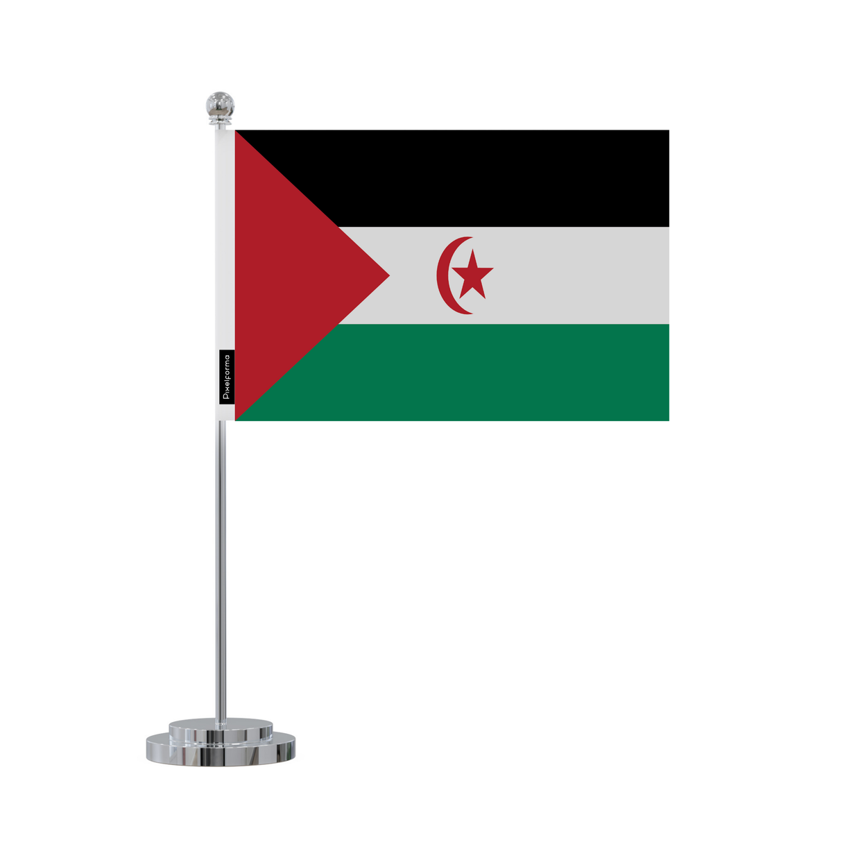 Drapeau bureau de la République arabe sahraouie démocratique