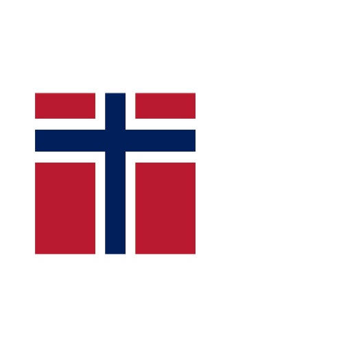 Fanion Tableau Drapeau Svalbard et Jan Mayen en Polyester