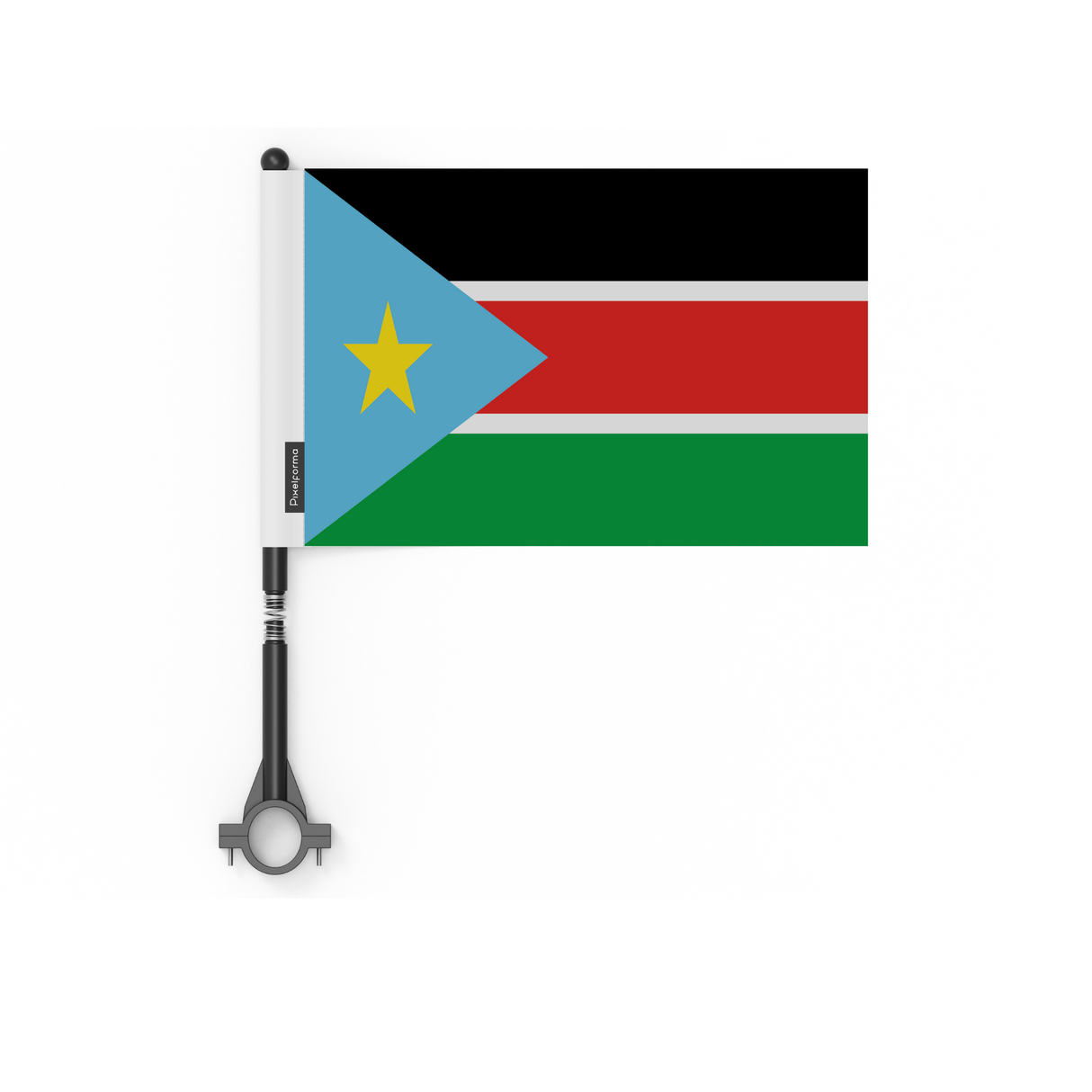 Polyester South Sudan Bicycle Flag