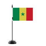 Bandera de mesa de Senegal 