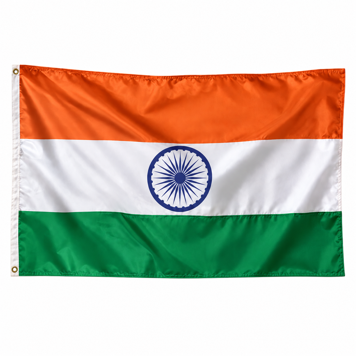 Drapeau de l'Inde – Plusieurs Tailles – Polyester Résistant
