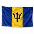 Drapeau de la Barbade – Plusieurs Tailles – Polyester Résistant