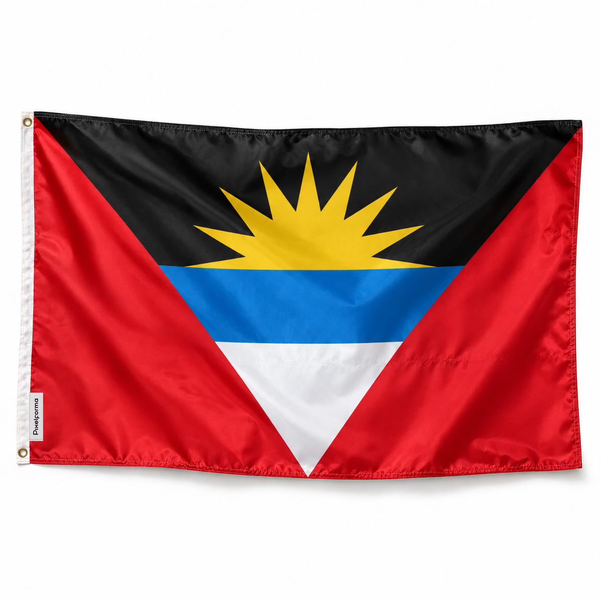 Drapeau d'Antigua-et-Barbuda – Plusieurs Tailles – Polyester Résistant