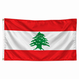 Drapeau du Liban – Plusieurs Tailles – Polyester Résistant