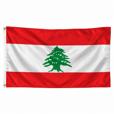 Drapeau du Liban – Plusieurs Tailles – Polyester Résistant