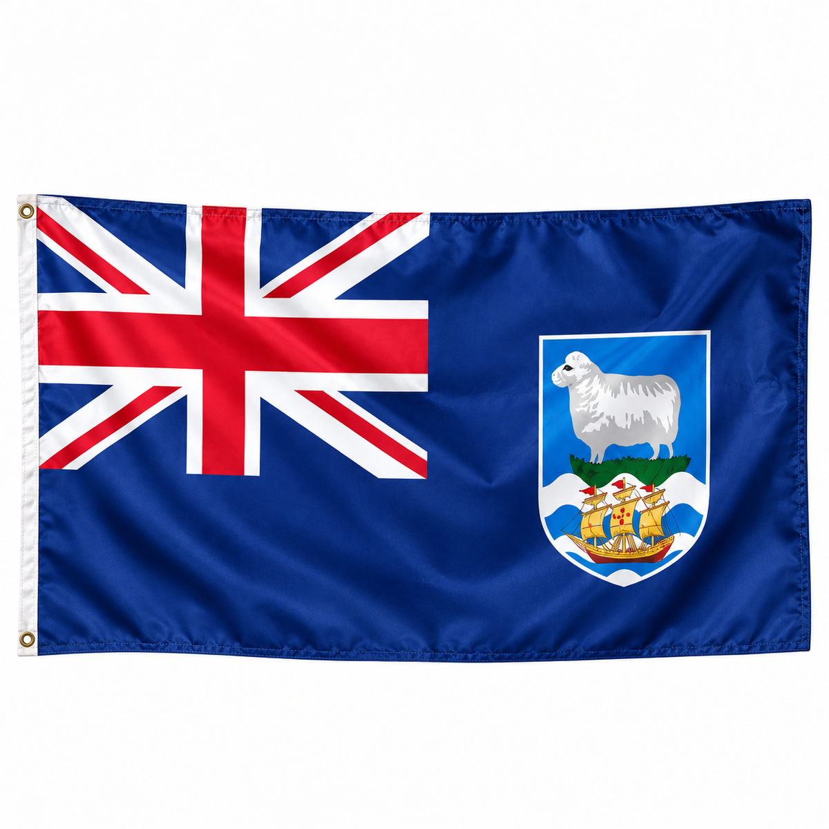 Drapeau des îles Malouines – Plusieurs Tailles – Polyester Résistant