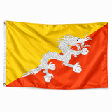Drapeau du Bhoutan – Plusieurs Tailles – Polyester Résistant