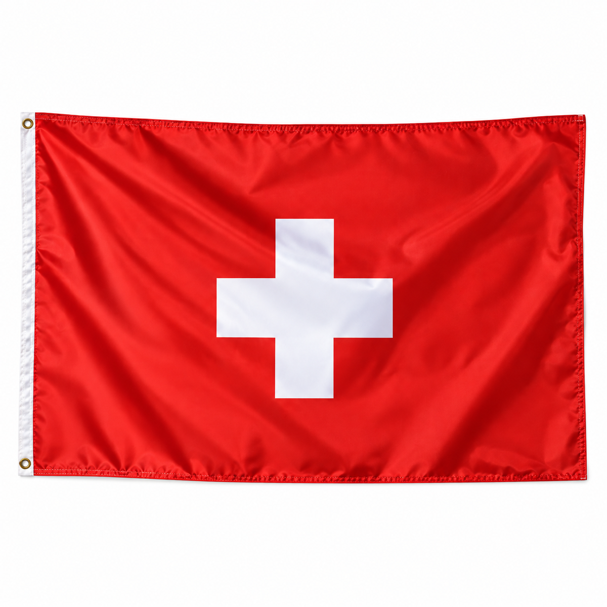 Drapeau Suisse – Plusieurs Tailles – Polyester Résistant