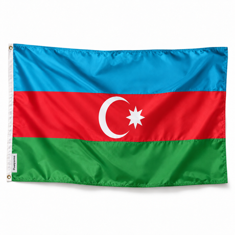 Drapeau de l'Azerbaïdjan – Plusieurs Tailles – Polyester Résistant