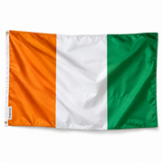 Drapeau Côte Ivoire – Plusieurs Tailles – Polyester Résistant