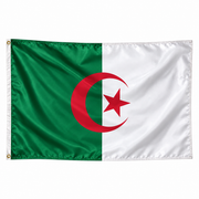 Drapeau de l'Algérie – Plusieurs Tailles – Polyester Résistant