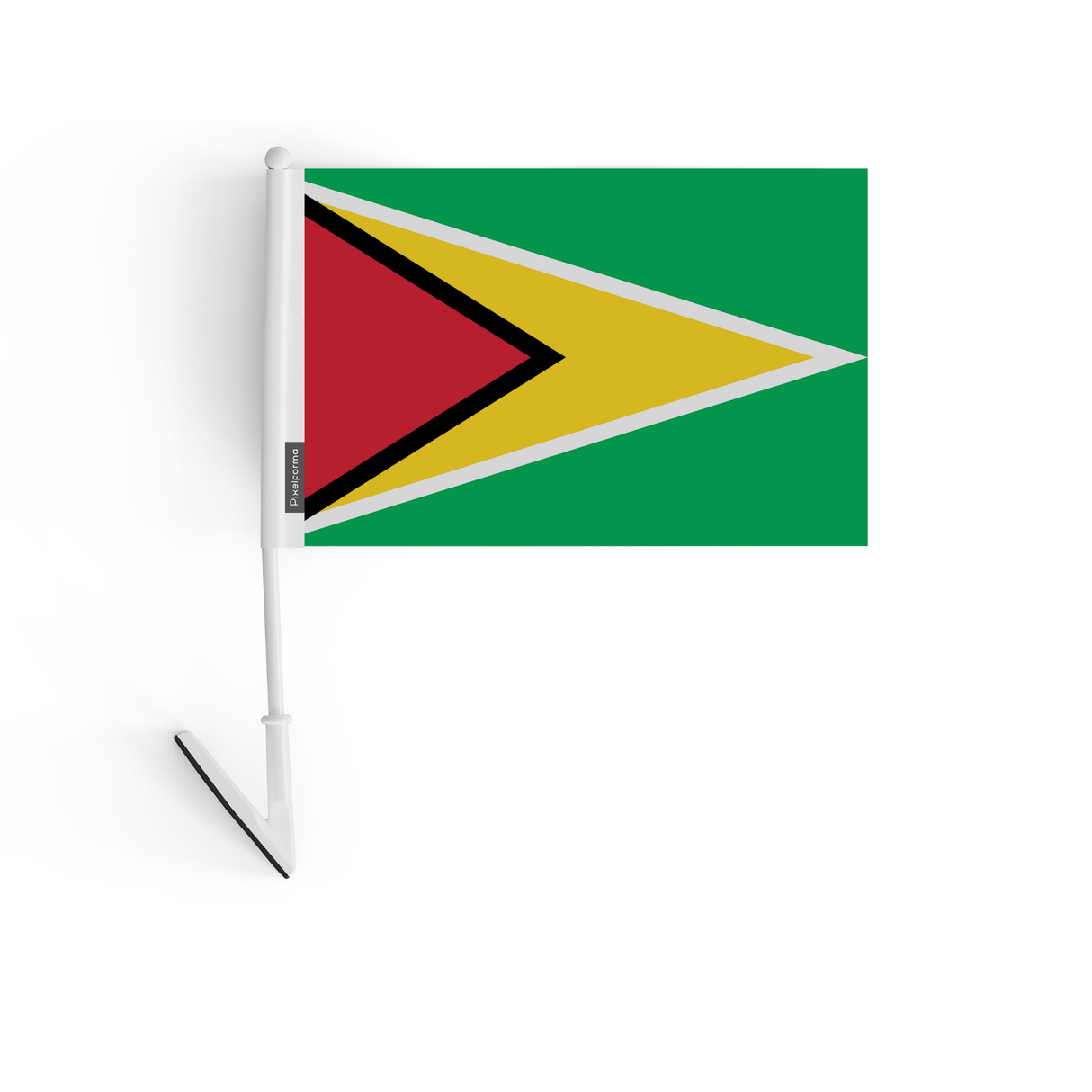 Bandera adhesiva de Guyana 