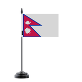 Bandera de mesa de Nepal 