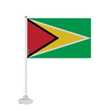 Mini Drapeau Ventouse Guyana en Polyester