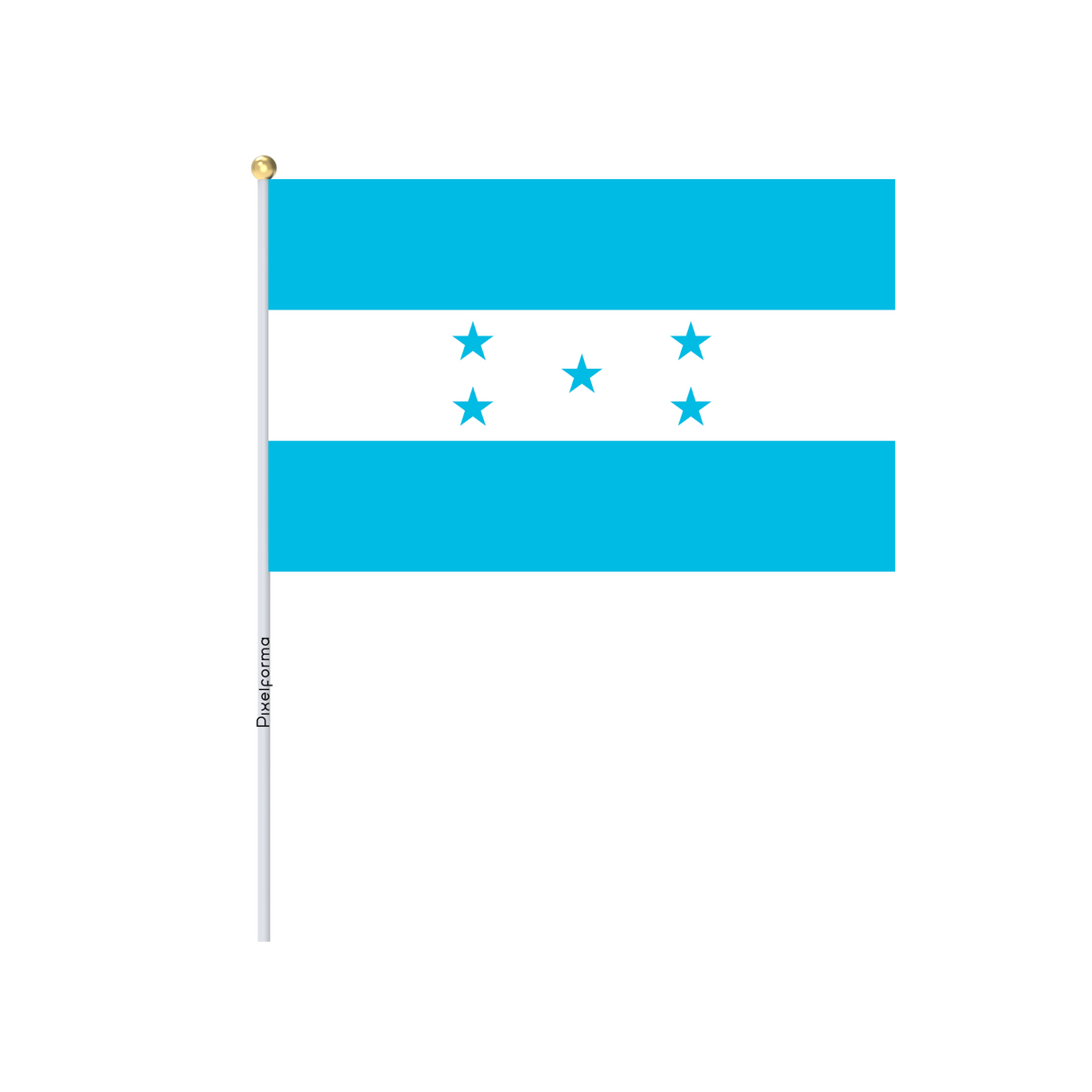 Mini Drapeau du Honduras officiel en plusieurs tailles