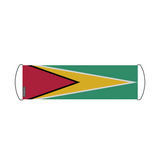 Guyana Flag Scroll Banner