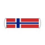 Norway Flag Scroll Banner 