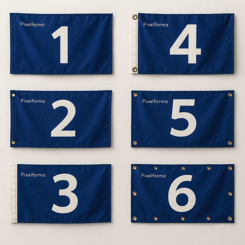 Drapeau paraíba plusieurs tailles en polyester - pixelforma