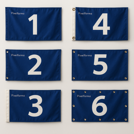 Drapeau sergipe plusieurs tailles en polyester - pixelforma